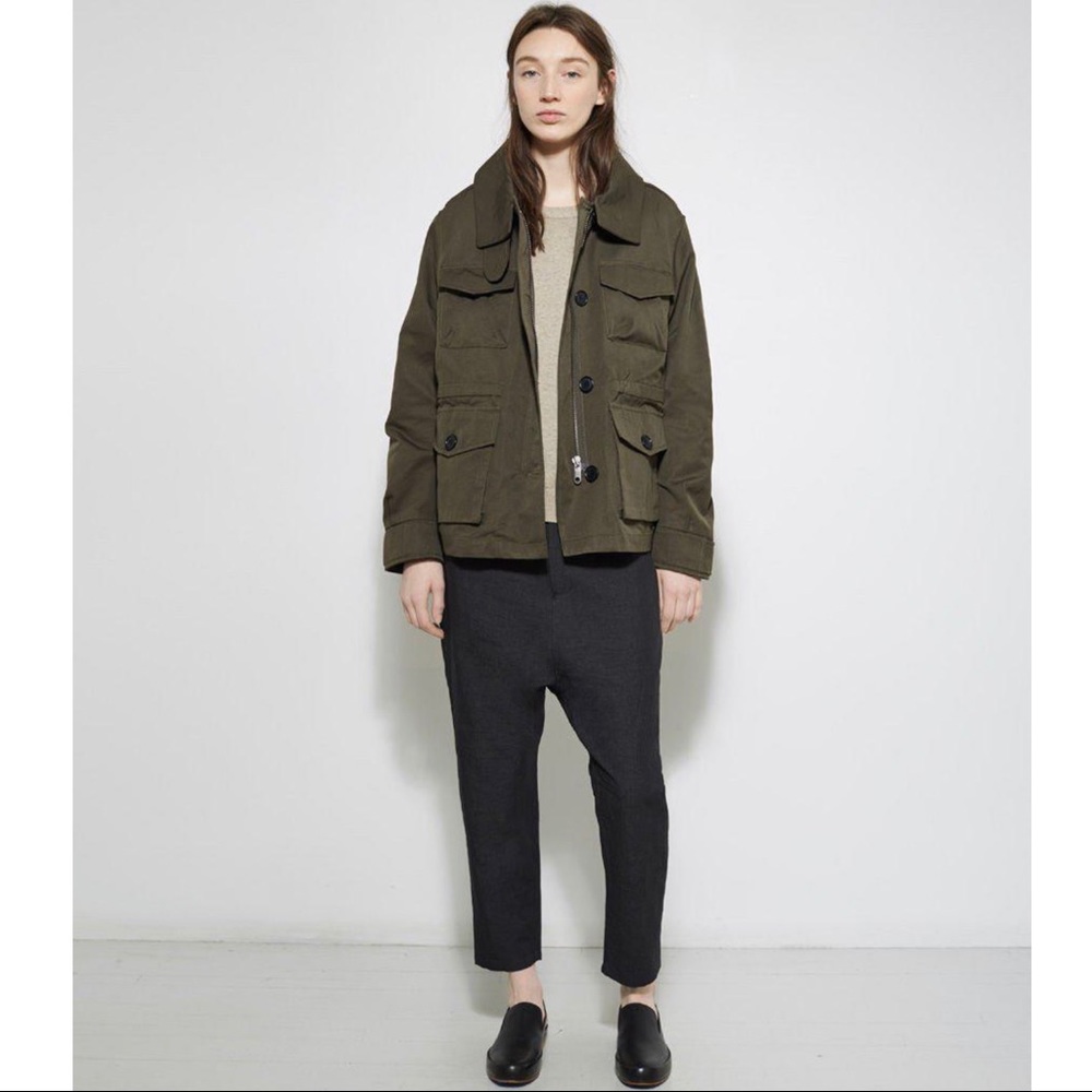 NWOT Hope STHLM Command Military Jacket - Green - Picture 5 of 8